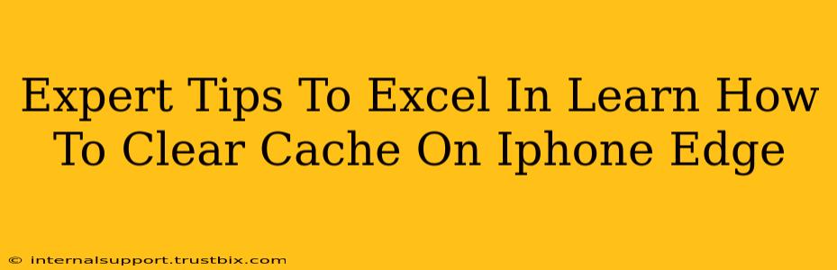 Expert Tips To Excel In Learn How To Clear Cache On Iphone Edge