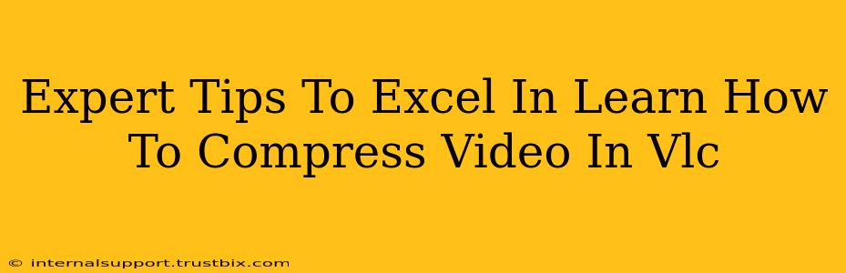 Expert Tips To Excel In Learn How To Compress Video In Vlc