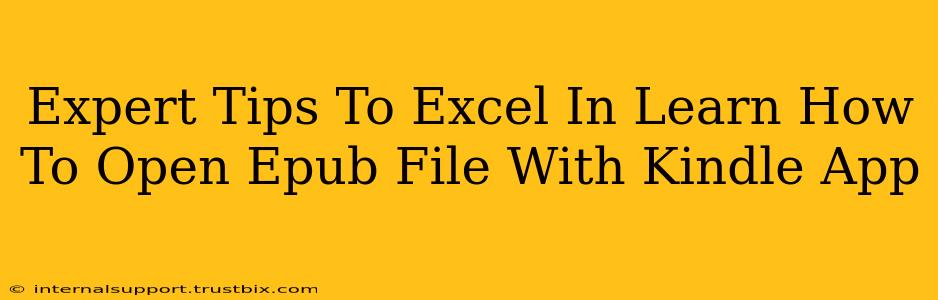 Expert Tips To Excel In Learn How To Open Epub File With Kindle App