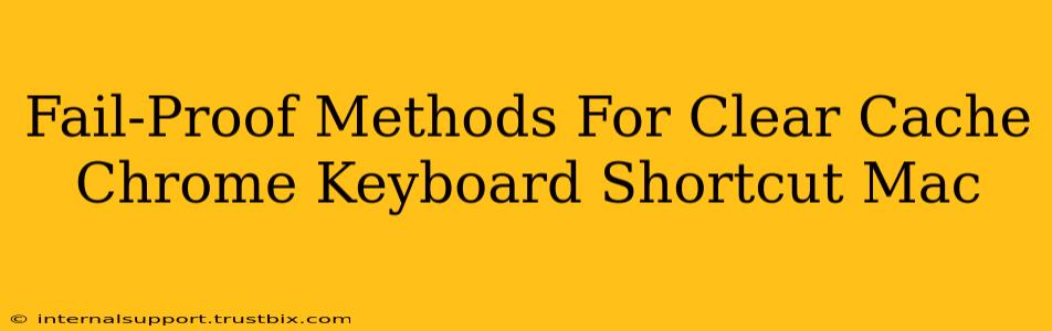 Fail-Proof Methods For Clear Cache Chrome Keyboard Shortcut Mac