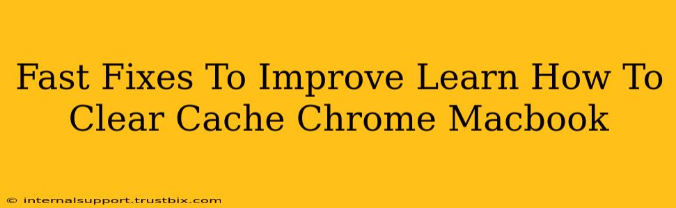 Fast Fixes To Improve Learn How To Clear Cache Chrome Macbook