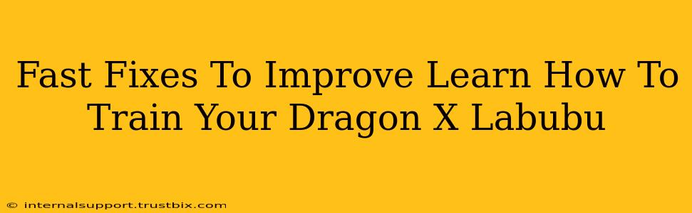 Fast Fixes To Improve Learn How To Train Your Dragon X Labubu