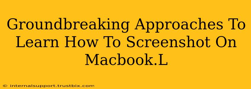 Groundbreaking Approaches To Learn How To Screenshot On Macbook.L