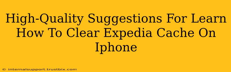 High-Quality Suggestions For Learn How To Clear Expedia Cache On Iphone