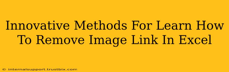 Innovative Methods For Learn How To Remove Image Link In Excel