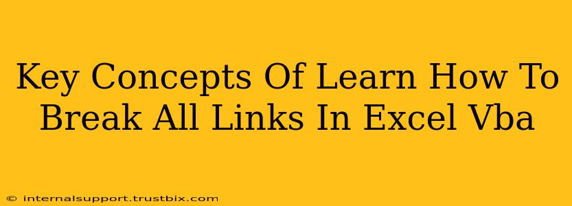 Key Concepts Of Learn How To Break All Links In Excel Vba