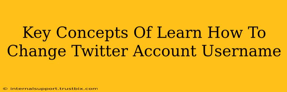 Key Concepts Of Learn How To Change Twitter Account Username