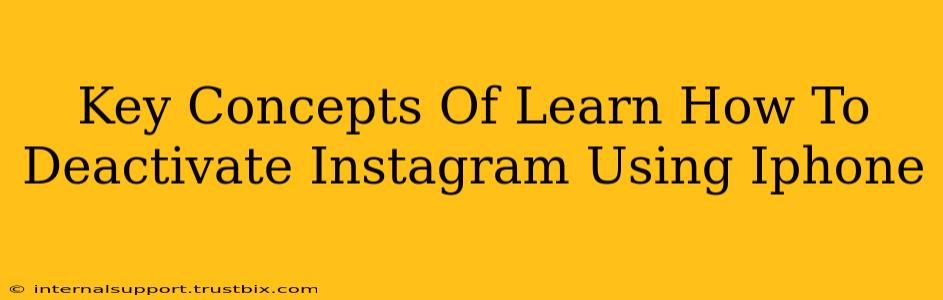 Key Concepts Of Learn How To Deactivate Instagram Using Iphone