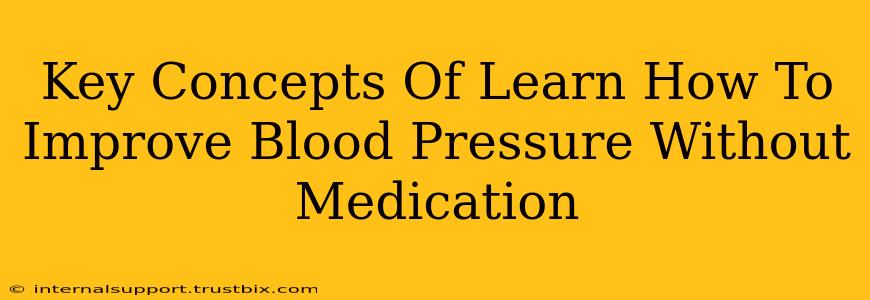 Key Concepts Of Learn How To Improve Blood Pressure Without Medication