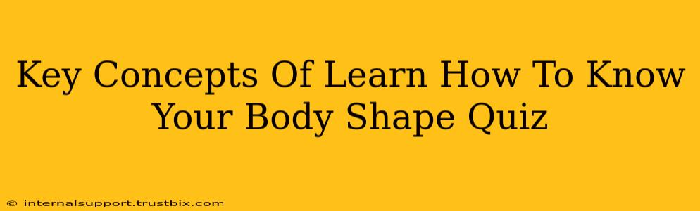 Key Concepts Of Learn How To Know Your Body Shape Quiz