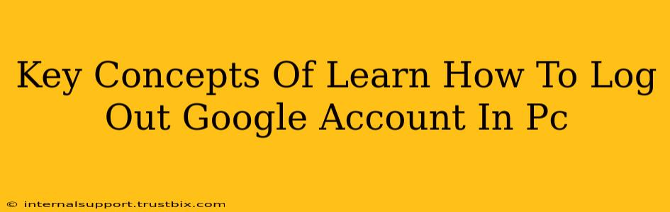 Key Concepts Of Learn How To Log Out Google Account In Pc