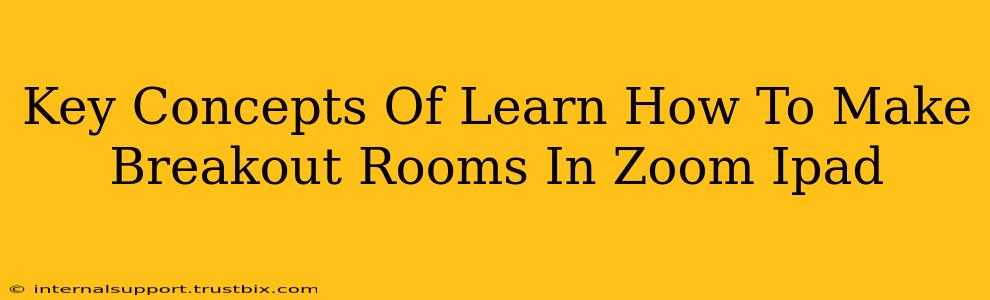 Key Concepts Of Learn How To Make Breakout Rooms In Zoom Ipad