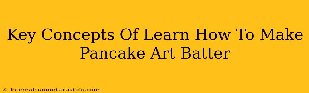 Key Concepts Of Learn How To Make Pancake Art Batter