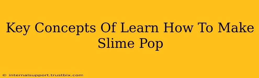 Key Concepts Of Learn How To Make Slime Pop