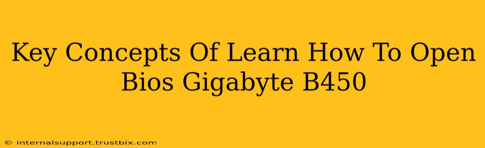 Key Concepts Of Learn How To Open Bios Gigabyte B450