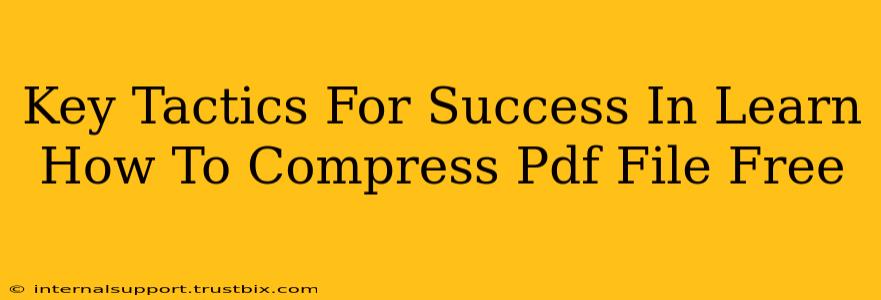 Key Tactics For Success In Learn How To Compress Pdf File Free