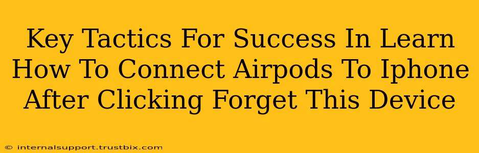 Key Tactics For Success In Learn How To Connect Airpods To Iphone After Clicking Forget This Device