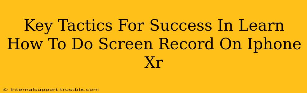 Key Tactics For Success In Learn How To Do Screen Record On Iphone Xr