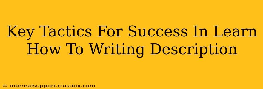 Key Tactics For Success In Learn How To Writing Description