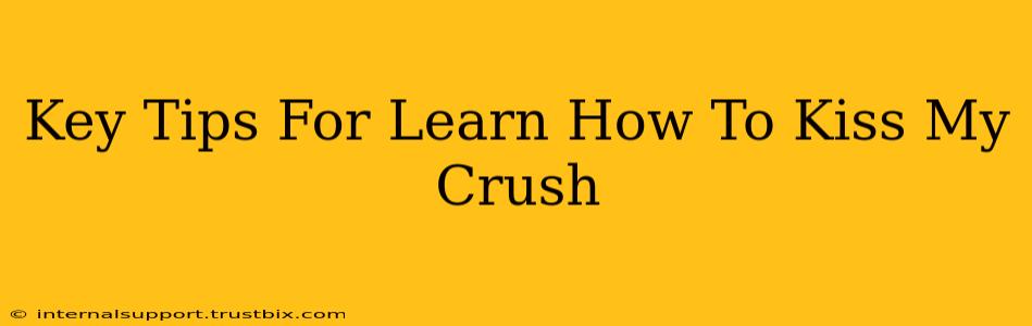 Key Tips For Learn How To Kiss My Crush