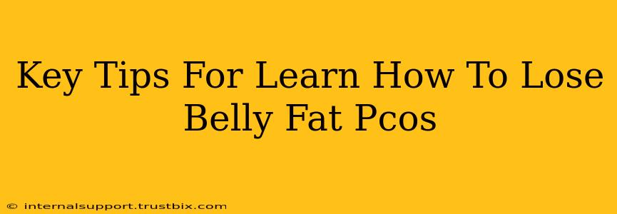 Key Tips For Learn How To Lose Belly Fat Pcos