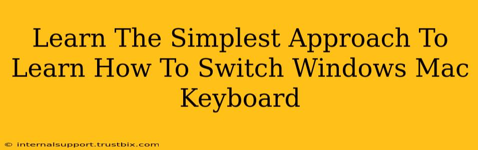 Learn The Simplest Approach To Learn How To Switch Windows Mac Keyboard