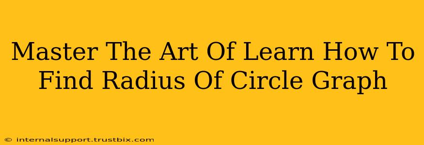 Master The Art Of Learn How To Find Radius Of Circle Graph