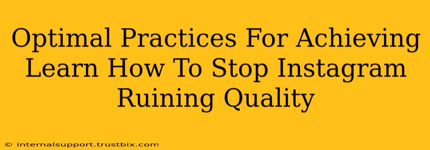 Optimal Practices For Achieving Learn How To Stop Instagram Ruining Quality