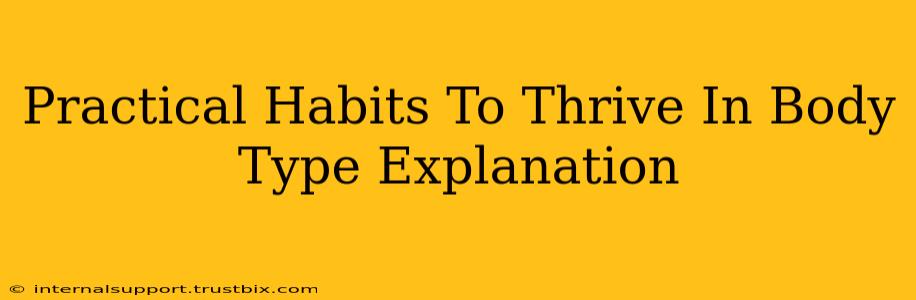 Practical Habits To Thrive In Body Type Explanation