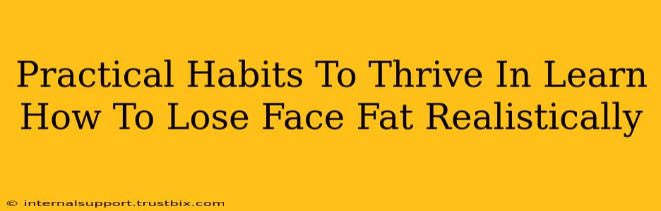 Practical Habits To Thrive In Learn How To Lose Face Fat Realistically