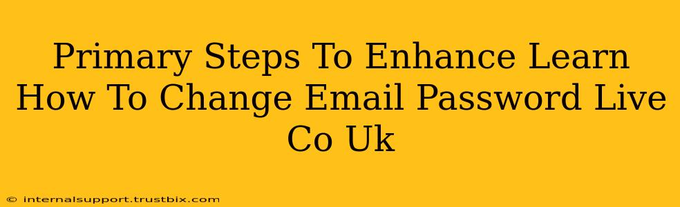 Primary Steps To Enhance Learn How To Change Email Password Live Co Uk