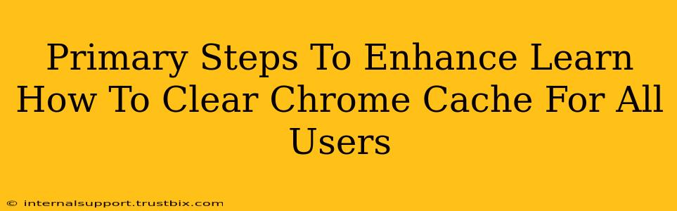 Primary Steps To Enhance Learn How To Clear Chrome Cache For All Users