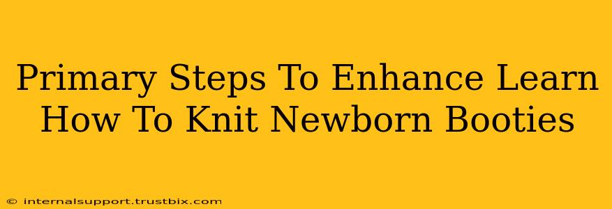 Primary Steps To Enhance Learn How To Knit Newborn Booties