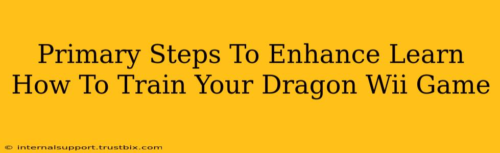 Primary Steps To Enhance Learn How To Train Your Dragon Wii Game