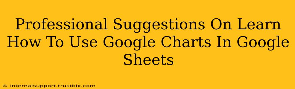 Professional Suggestions On Learn How To Use Google Charts In Google Sheets