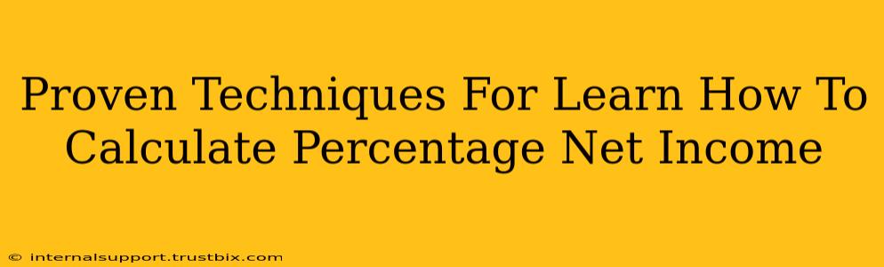 Proven Techniques For Learn How To Calculate Percentage Net Income