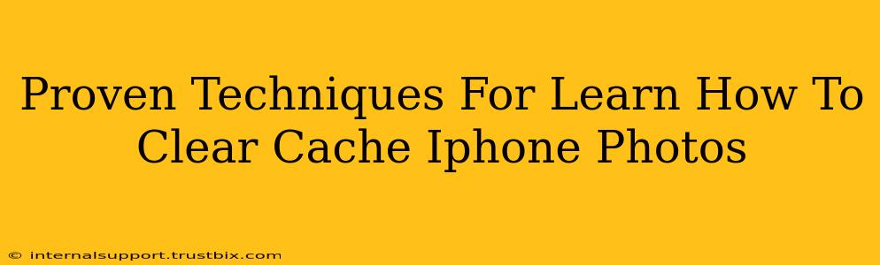 Proven Techniques For Learn How To Clear Cache Iphone Photos