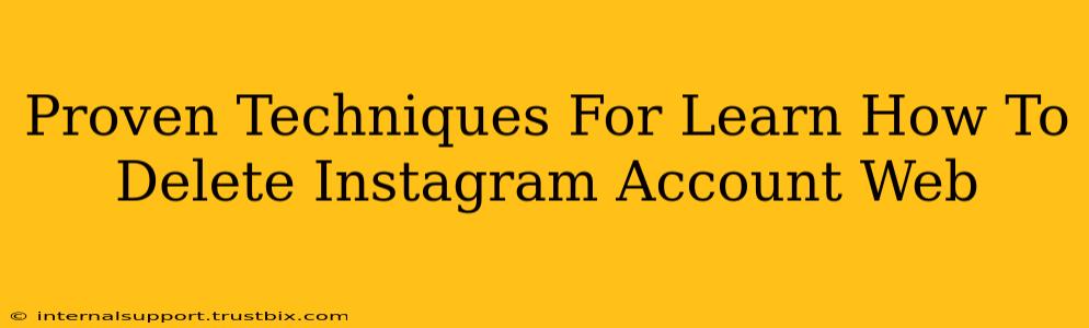 Proven Techniques For Learn How To Delete Instagram Account Web