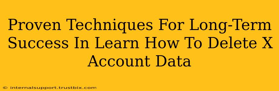 Proven Techniques For Long-Term Success In Learn How To Delete X Account Data