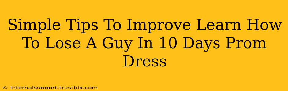 Simple Tips To Improve Learn How To Lose A Guy In 10 Days Prom Dress