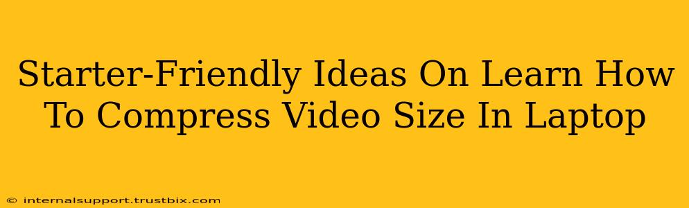 Starter-Friendly Ideas On Learn How To Compress Video Size In Laptop