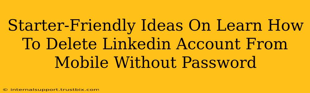 Starter-Friendly Ideas On Learn How To Delete Linkedin Account From Mobile Without Password