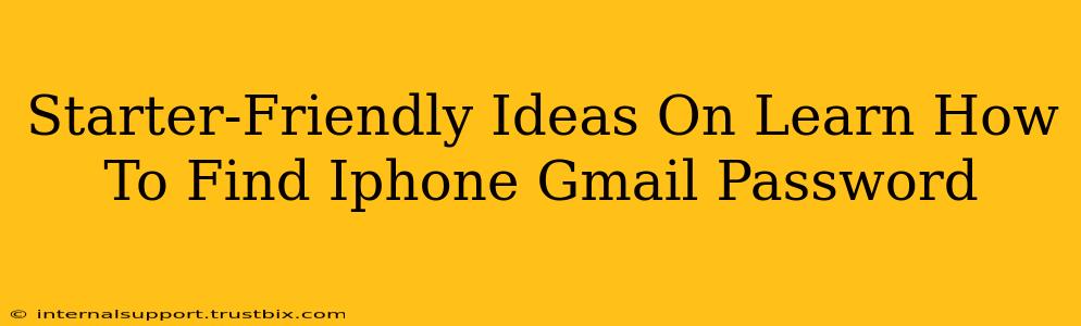 Starter-Friendly Ideas On Learn How To Find Iphone Gmail Password