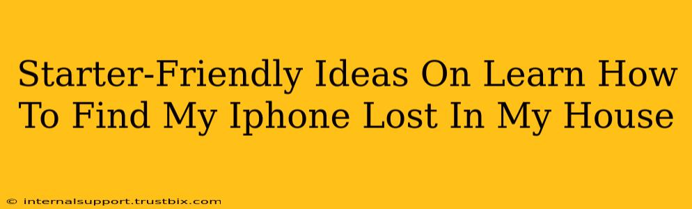 Starter-Friendly Ideas On Learn How To Find My Iphone Lost In My House