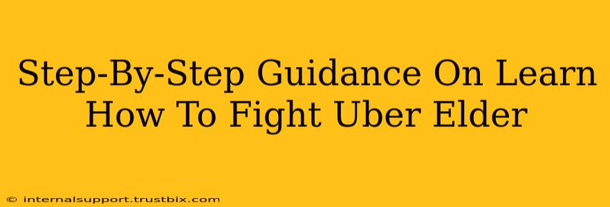 Step-By-Step Guidance On Learn How To Fight Uber Elder