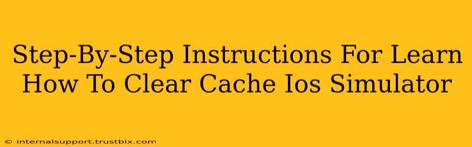 Step-By-Step Instructions For Learn How To Clear Cache Ios Simulator