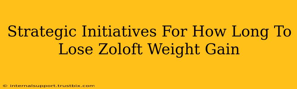 Strategic Initiatives For How Long To Lose Zoloft Weight Gain