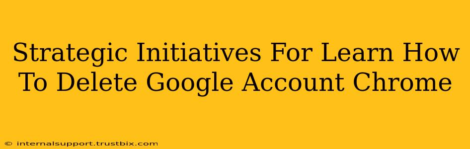 Strategic Initiatives For Learn How To Delete Google Account Chrome