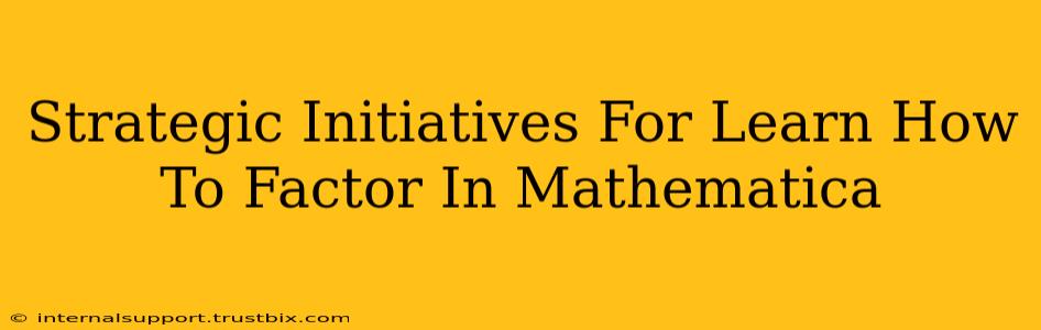 Strategic Initiatives For Learn How To Factor In Mathematica