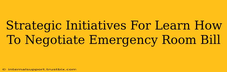 Strategic Initiatives For Learn How To Negotiate Emergency Room Bill